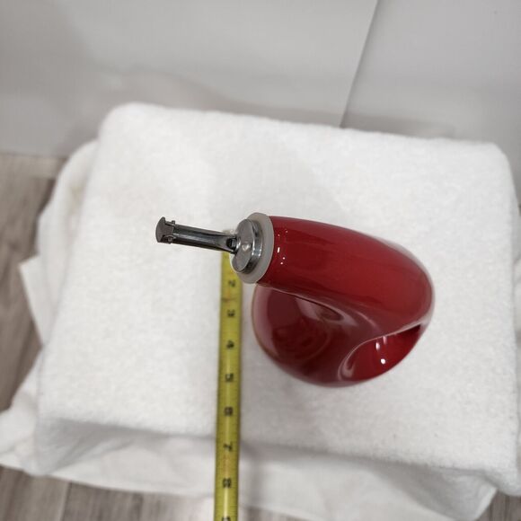 Rachael Ray 24 oz Glossy Ceramic EVOO Oil & Vinegar Dispensing Bottle with Spout - Picture 8 of 9